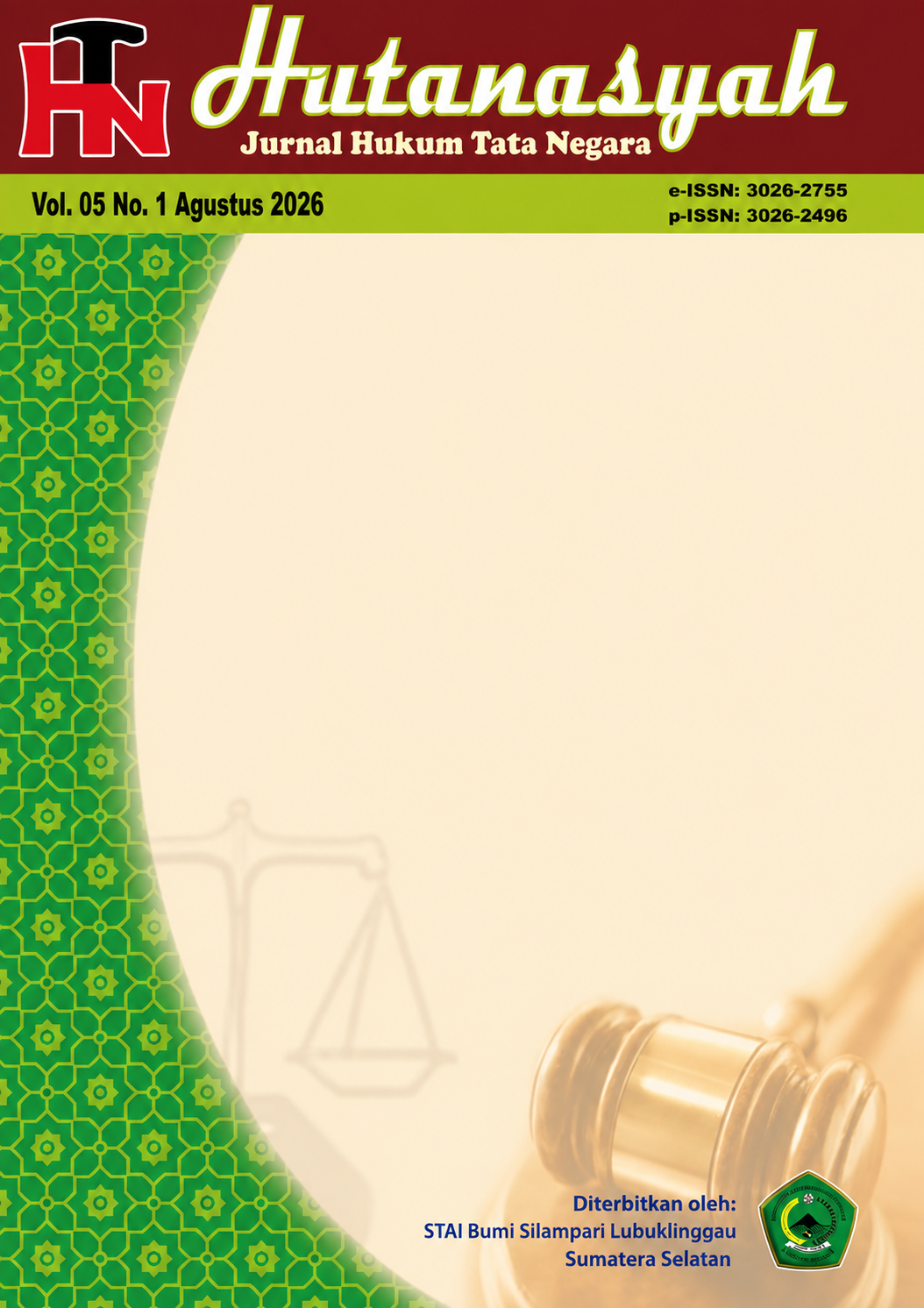 					View Vol. 5 No. 1 (2026): Agustus
				
